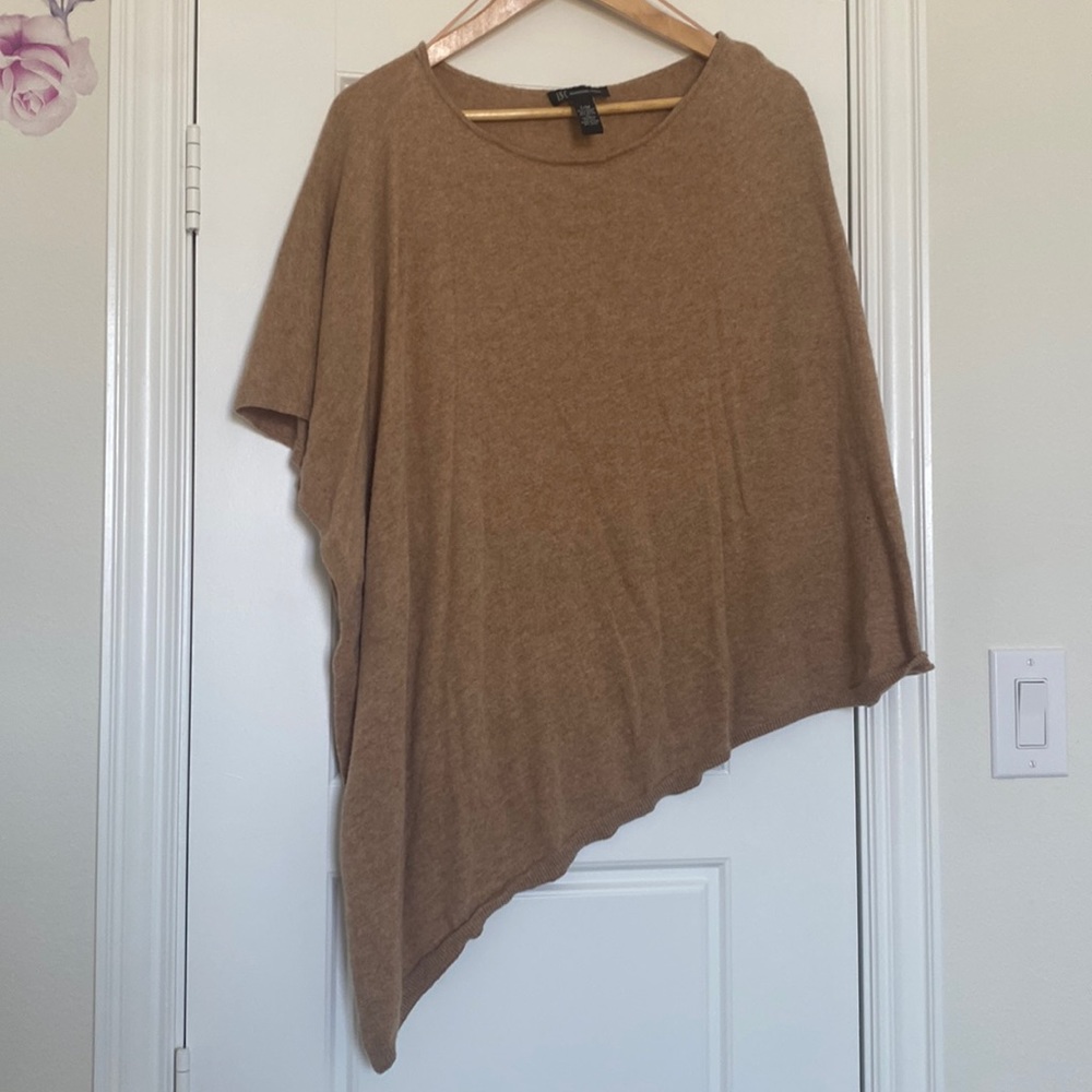 INC asymmetrical poncho